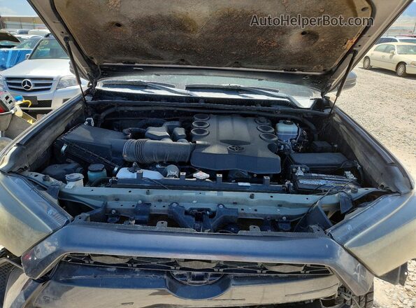 JTERU5JRXM5870686 2021 TOYOTA 4RUNNER Gray უკანა სალონის ხედი