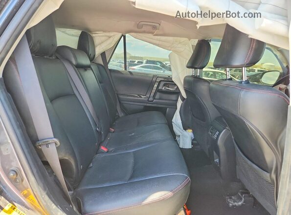 JTERU5JRXM5870686 2021 TOYOTA 4RUNNER Gray უკანა სავარძლების ხედი