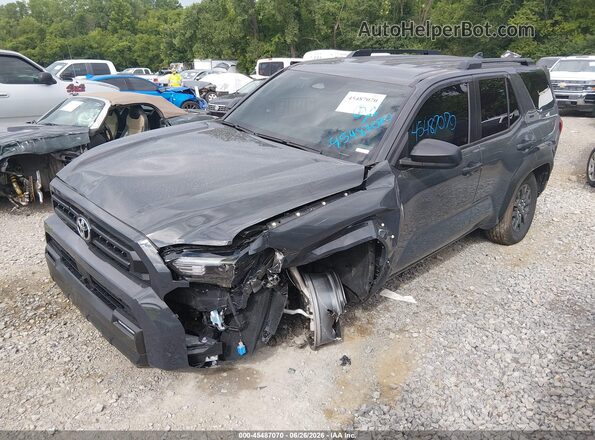JTEVA5AR2S5006512 2025 TOYOTA 4RUNNER Gray Вид спереду
