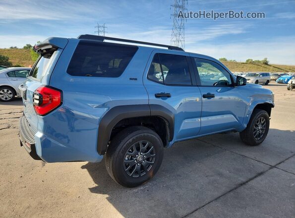 JTEVA5BR1S5040407 2025 TOYOTA 4RUNNER Blue Задня права чверть