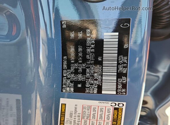 JTEVA5BR1S5040407 2025 TOYOTA 4RUNNER Blue Панорамний вид салону 360°
