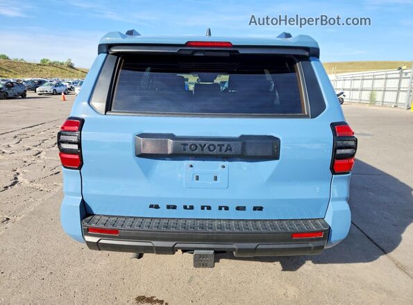 JTEVA5BR1S5040407 2025 TOYOTA 4RUNNER Blue Вид ззаду