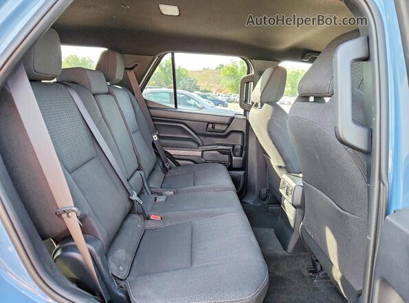 JTEVA5BR1S5040407 2025 TOYOTA 4RUNNER Blue Вид задньої частини салону