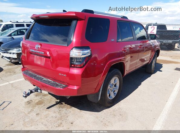 JTEZU5JR1K5202174 2019 TOYOTA 4RUNNER Red Trasero derecho