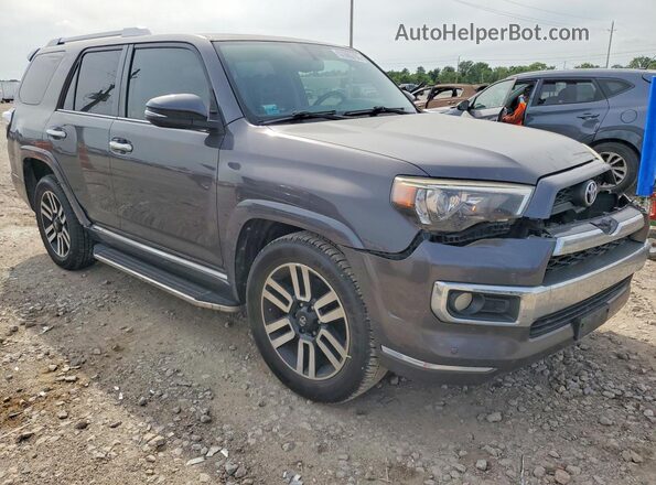 JTEZU5JR2G5131672 2016 TOYOTA 4RUNNER Серый Передняя правая четверть