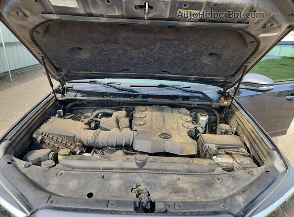 JTEZU5JR3L5224596 2020 TOYOTA 4RUNNER Gray Vista del compartimento del motor