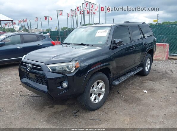 JTEZU5JR4L5216331 2020 TOYOTA 4RUNNER Black წინა მარცხენა ხედი სამი მეოთხედიდან