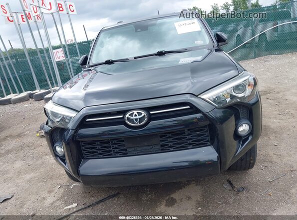 JTEZU5JR4L5216331 2020 TOYOTA 4RUNNER Black ხელსაწყოთა პანელის ხედი