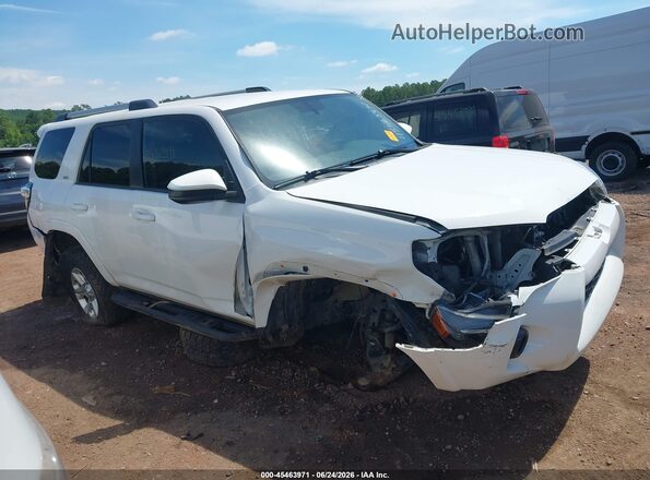 JTEZU5JR9K5203816 2019 TOYOTA 4RUNNER White Вид спереду