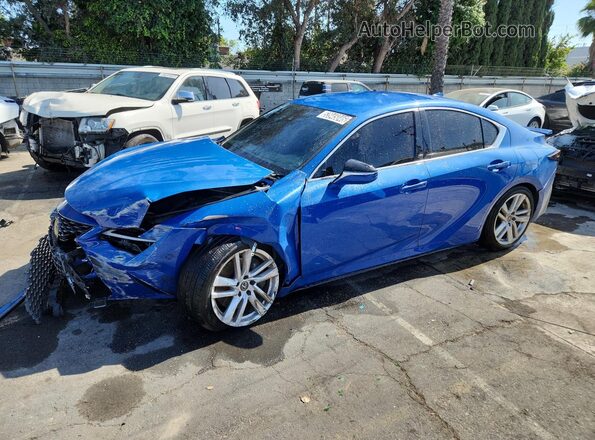 JTHAA1D28M5116413 2021 LEXUS IS Синий 