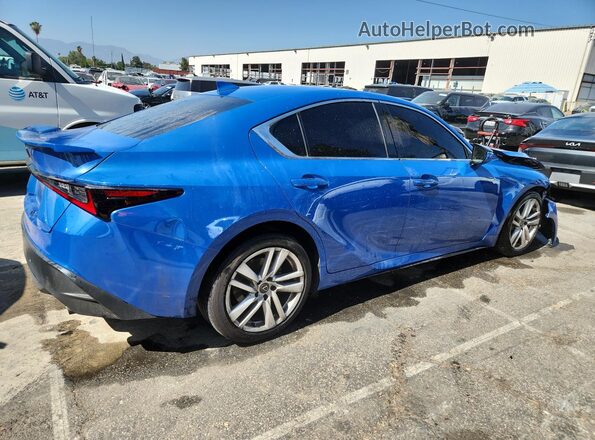 JTHAA1D28M5116413 2021 LEXUS IS Синий 