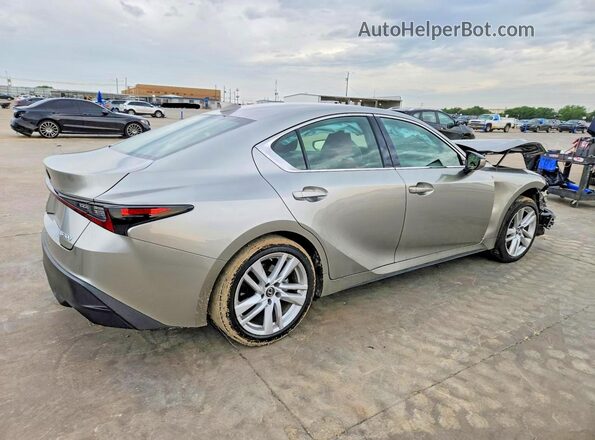 JTHAA1D29M5111575 2021 LEXUS IS Silver 