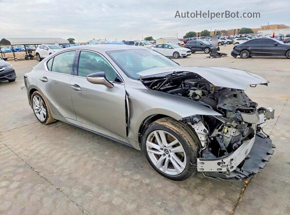 JTHAA1D29M5111575 2021 LEXUS IS Silver 