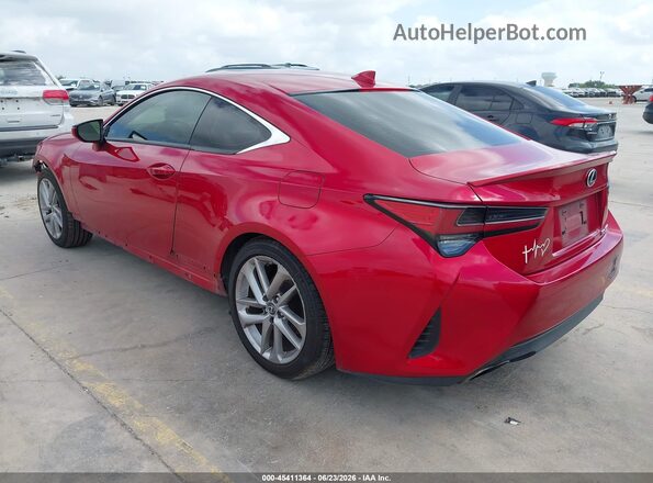 JTHAA5BC3M5011510 2021 LEXUS RC 300 Red Задня ліва чверть