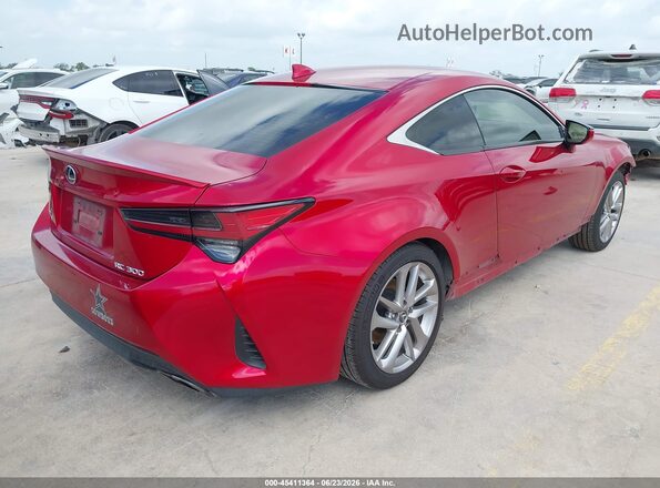 JTHAA5BC3M5011510 2021 LEXUS RC 300 Red Задня права чверть