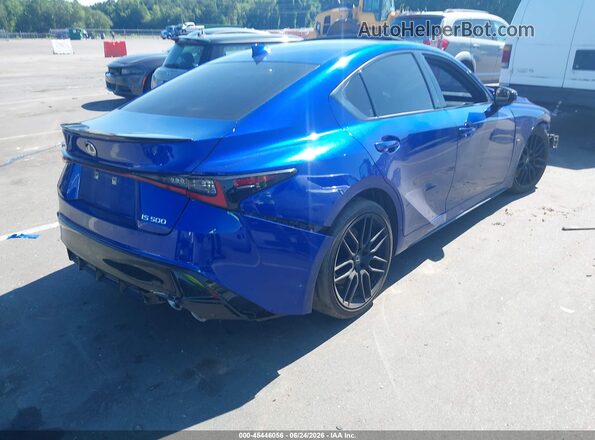 JTHAP1D22P5004063 2023 LEXUS IS 500 Blue Հետևի աջ