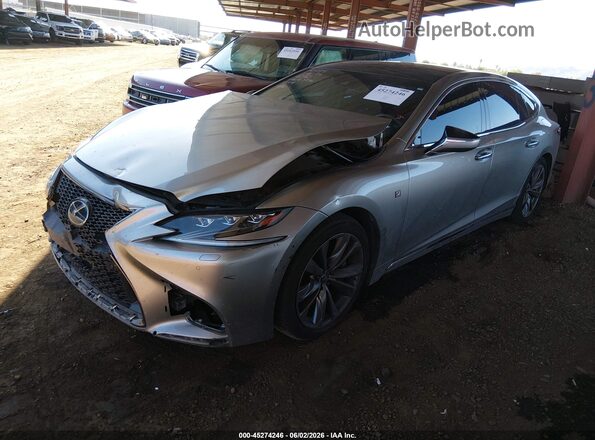 JTHB51FF4J5003286 2018 LEXUS LS 500 Silver წინა მარცხენა ხედი სამი მეოთხედიდან