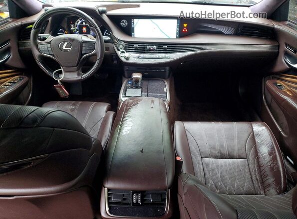 JTHB51FF5J5004656 2018 LEXUS LS Silver Vista del salpicadero