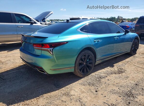 JTHB51FF8J5000455 2018 LEXUS LS Green Trasero derecho