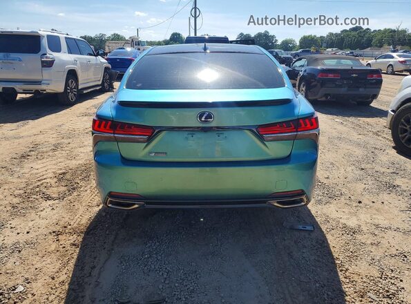 JTHB51FF8J5000455 2018 LEXUS LS Green Vista trasera