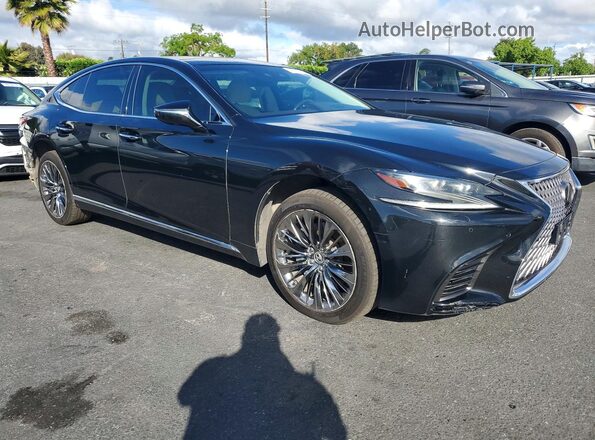 JTHB5LFFXJ5001490 2018 LEXUS LS Black Przód prawy