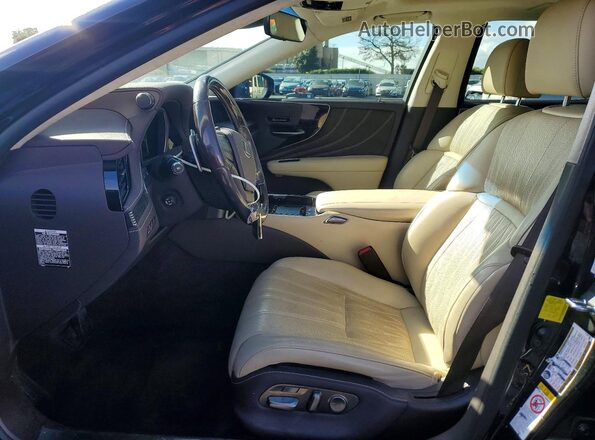 JTHB5LFFXJ5001490 2018 LEXUS LS Black Widok wnętrza z przodu