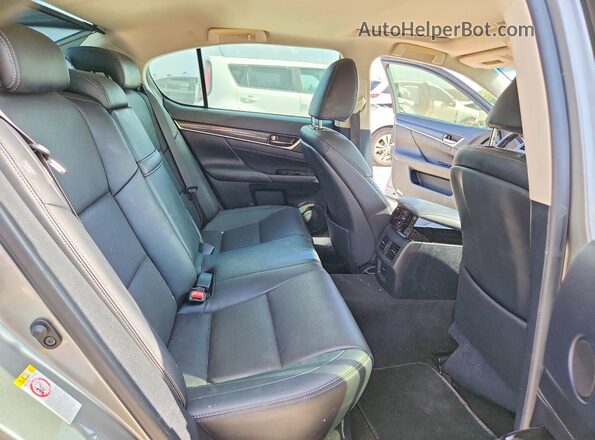 JTHBA1BL0GA001168 2016 LEXUS GS Silver Rear seats view