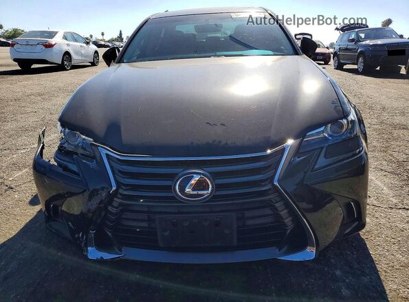 JTHBA1BL0GA001963 2016 LEXUS GS Black Вид спереду