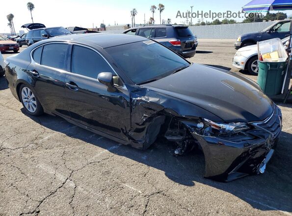 JTHBA1BL0GA001963 2016 LEXUS GS Black Передня права чверть