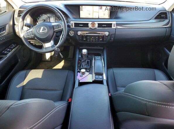 JTHBA1BL0GA001963 2016 LEXUS GS Black Вид панелі приладів