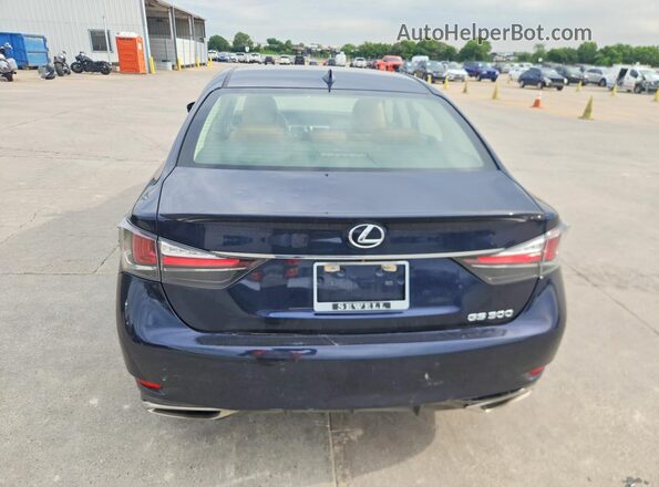 JTHBA1BL6JA007919 2018 LEXUS GS Синий Вид сзади