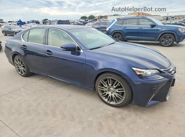 JTHBA1BL6JA007919 2018 LEXUS GS Синий Передняя правая четверть