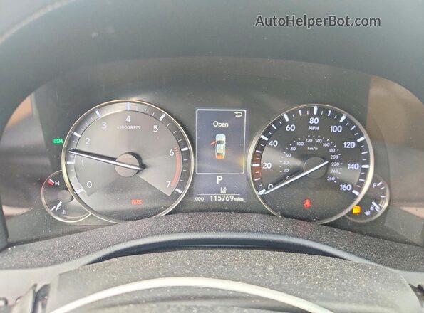 JTHBA1BL6JA007919 2018 LEXUS GS Синий Вид щитка приборов