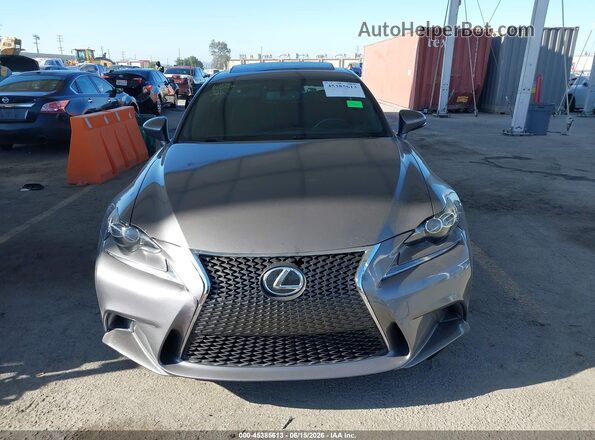 JTHBA1D20G5007002 2016 LEXUS IS 200T Gray Вид панелі приладів