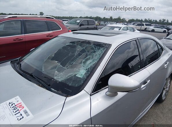 JTHBA1D20G5007517 2016 LEXUS IS 200T Silver Widok z przodu