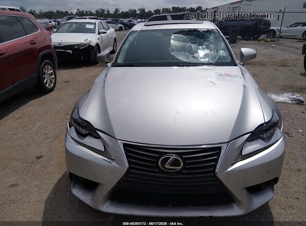 JTHBA1D20G5007517 2016 LEXUS IS 200T Silver Widok zestawu wskaźników