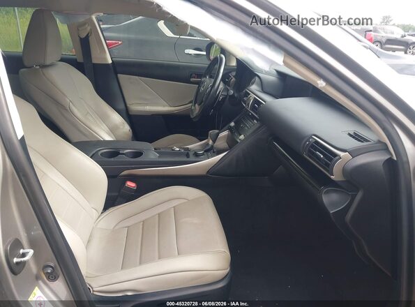 JTHBA1D20H5046304 2017 LEXUS IS 200T Gray წინა სალონის ხედი