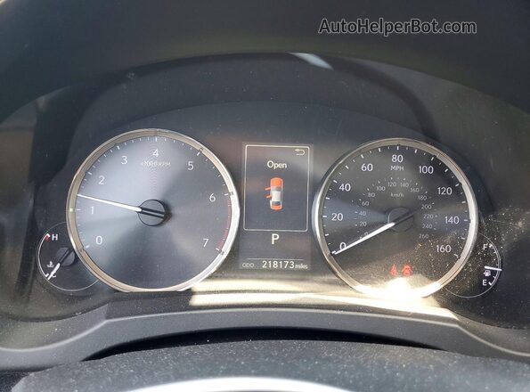 JTHBA1D20H5046433 2017 LEXUS IS Black Instrument cluster view
