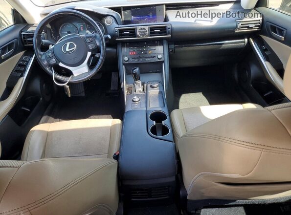 JTHBA1D20H5046433 2017 LEXUS IS Black Dashboard view