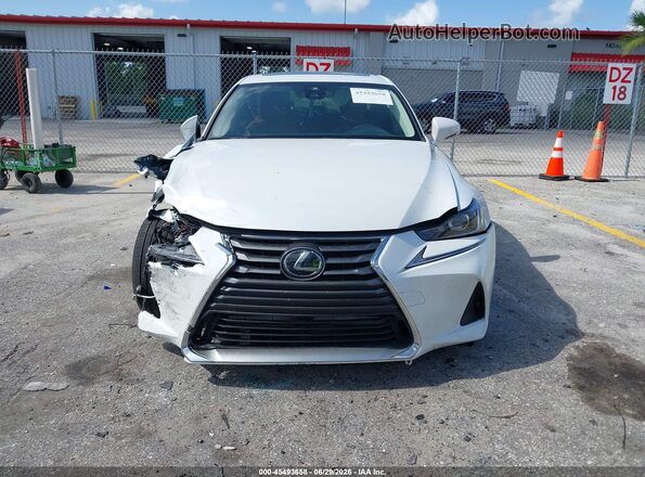 JTHBA1D20J5075114 2018 LEXUS IS 300 White Вид щитка приладів