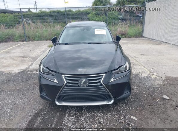JTHBA1D20J5079518 2018 LEXUS IS 300 Black Սարքավորումների վահանակի տեսք
