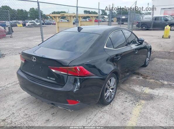 JTHBA1D20J5079518 2018 LEXUS IS 300 Black Դիմացի տեսք