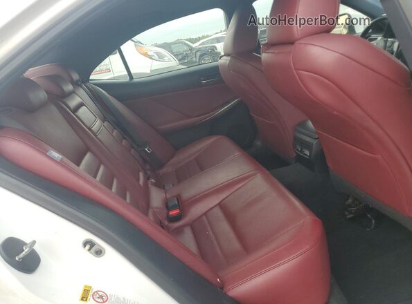 JTHBA1D21G5006182 2016 LEXUS IS White Rear seats view