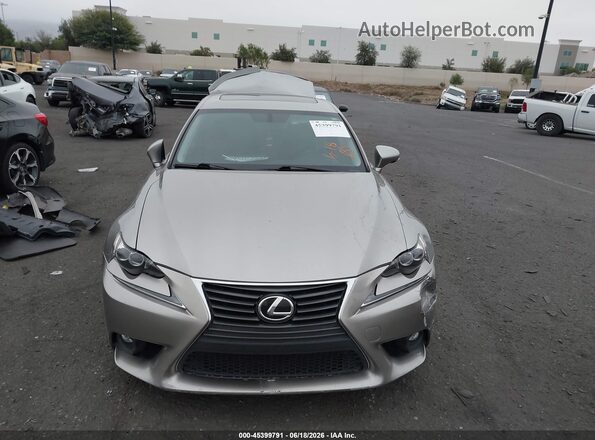 JTHBA1D21G5013665 2016 LEXUS IS 200T Beige Widok wnętrza z tyłu