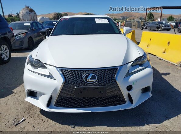 JTHBA1D21G5016288 2016 LEXUS IS 200T White Սարքավորումների վահանակի տեսք