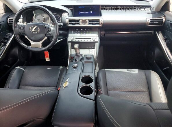 JTHBA1D21G5018980 2016 LEXUS IS White Dashboard view