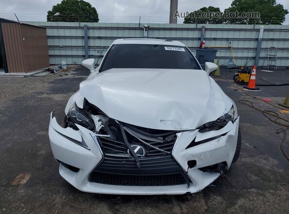 JTHBA1D21G5018980 2016 LEXUS IS White Front view
