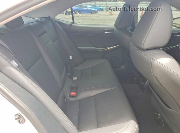 JTHBA1D21G5018980 2016 LEXUS IS White Rear seats view