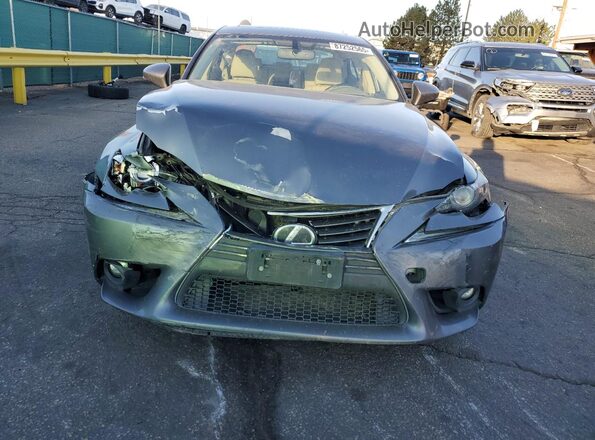 JTHBA1D21G5020180 2016 LEXUS IS Gray Դիմացի տեսք