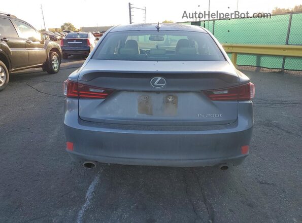 JTHBA1D21G5020180 2016 LEXUS IS Gray Հետևի տեսք